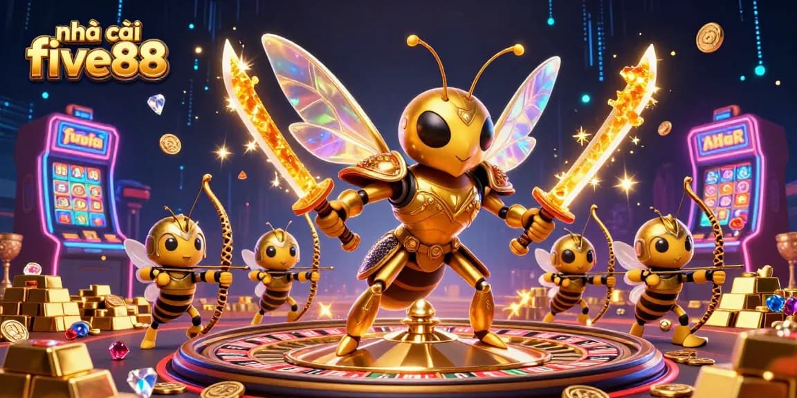 Experience the thrill at nhà cái five88 with giant hornet samurai and poker action.
