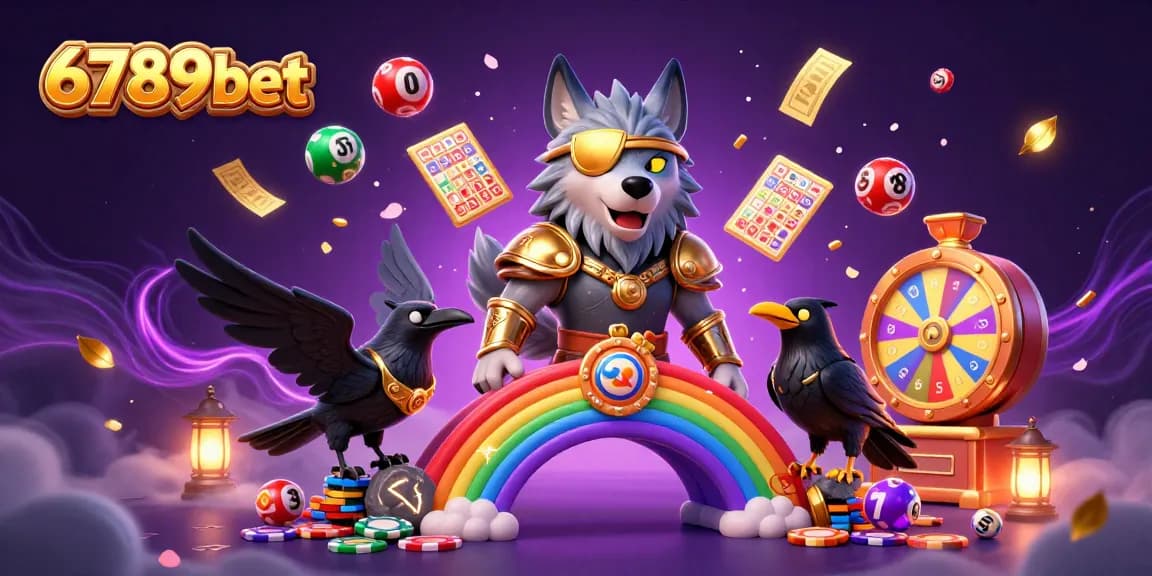 Exciting scene of 6789bet featured with Odin, ravens, and vibrant casino elements.