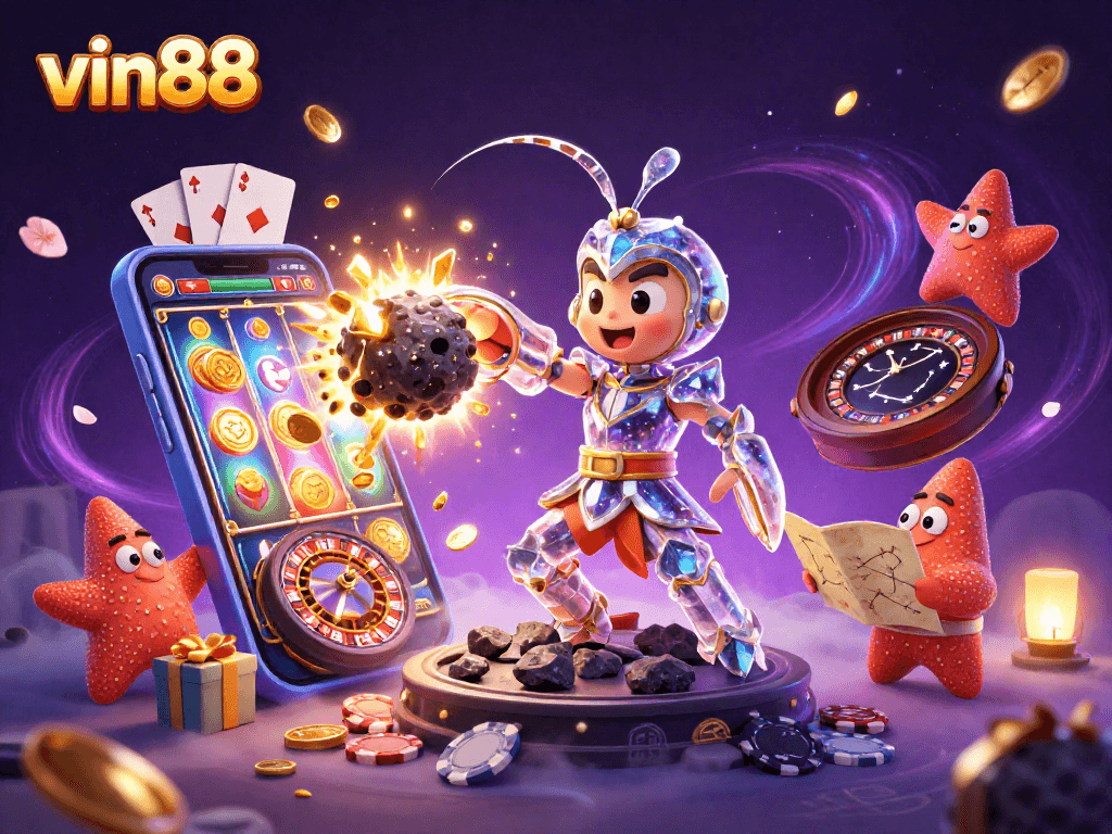 Experience thrilling wins at vin88 with colorful slot games and dazzling gems.