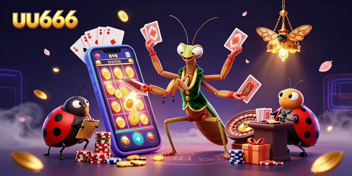 Engage in thrilling gameplay with uu666, featuring vibrant slots, a charming pit boss, and dynamic casino fun.