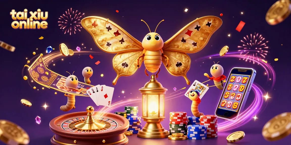 Experience tai xiu online with captivating 3D visuals of vibrant casino elements and engaging gameplay.