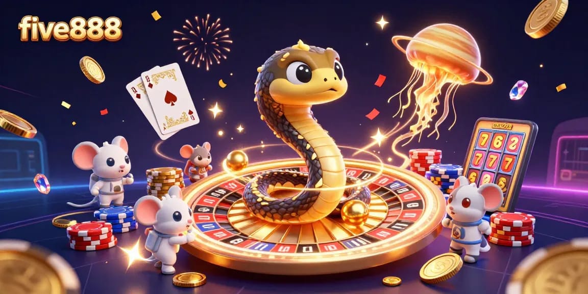 Engage in exciting cosmic gambling adventures at five888 with thrilling slots and roulette action!