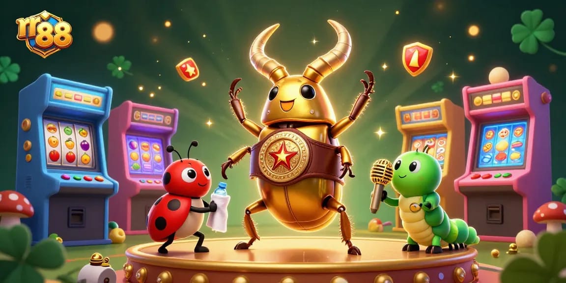 Experience thrilling gameplay at rr 88 with a dynamic 3D casino scene featuring vibrant gaming elements.