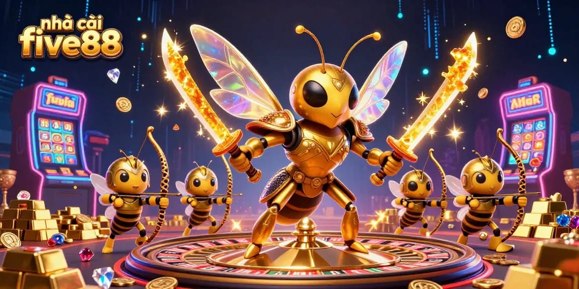 Experience the thrill at nhà cái five88 with giant hornet samurai and poker action.