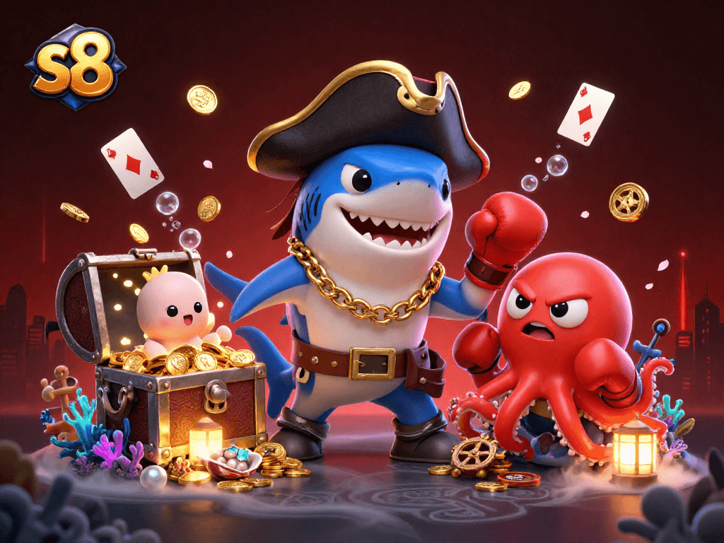 S8 invites players to dive into a vibrant underwater casino world with exciting gaming adventures.
