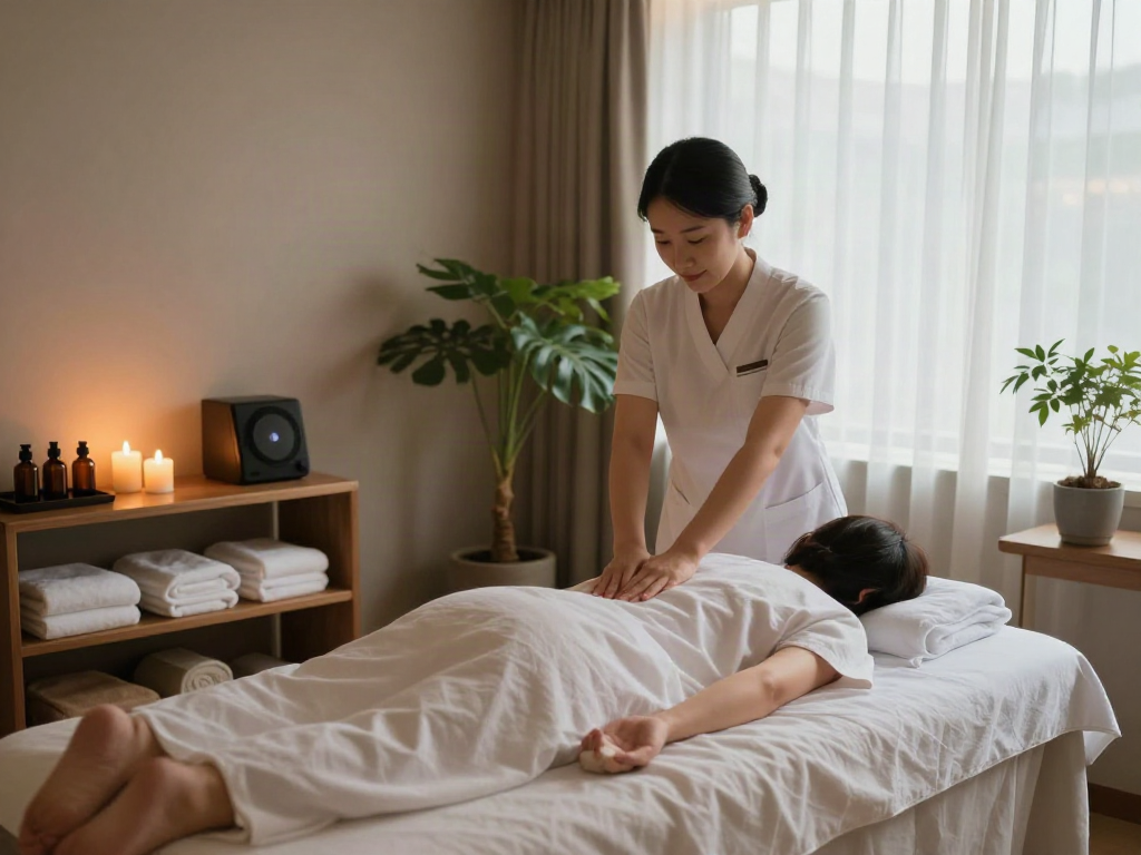 Experience relaxing 인천출장마사지 with skilled therapist in serene spa setting.