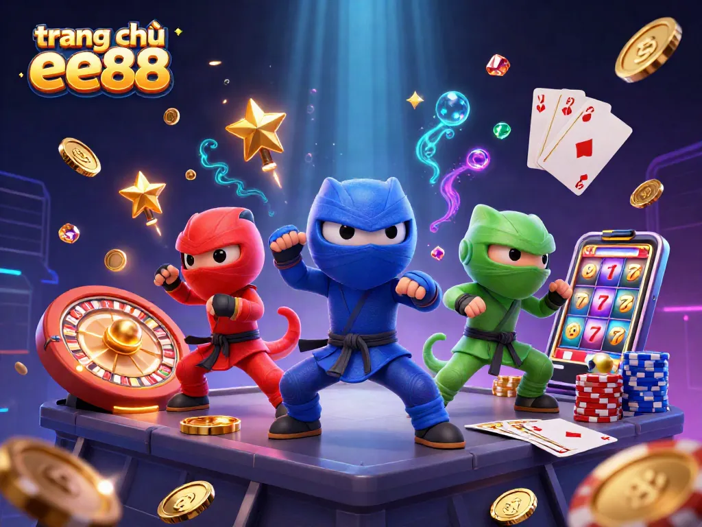 Experience the excitement of trang chủ ee88 with vibrant casino action and dynamic characters.