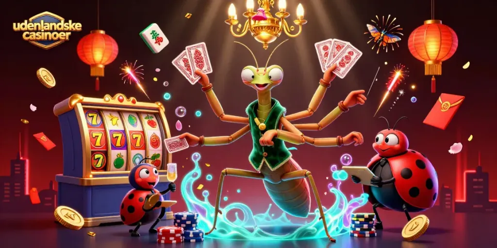 Experience the excitement of udenlandske casinoer with lively characters and immersive gaming elements.