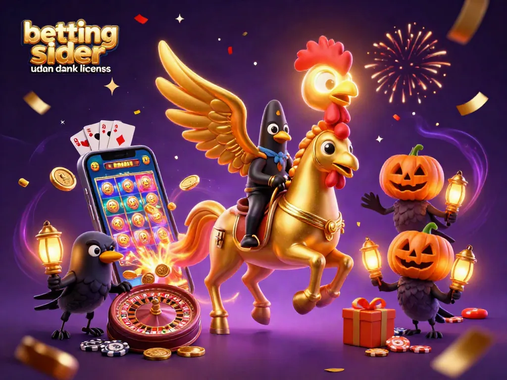 Experience betting sider uden dansk licens in a stunning midnight casino scene filled with glimmering elements.