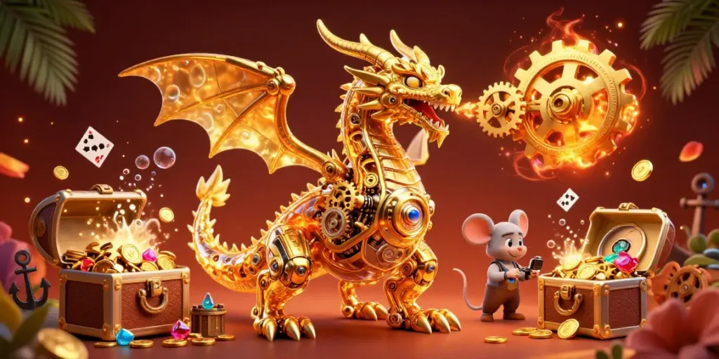 Engage with thrilling betting sider uden dansk licens through vibrant 3D casino-themed illustration.