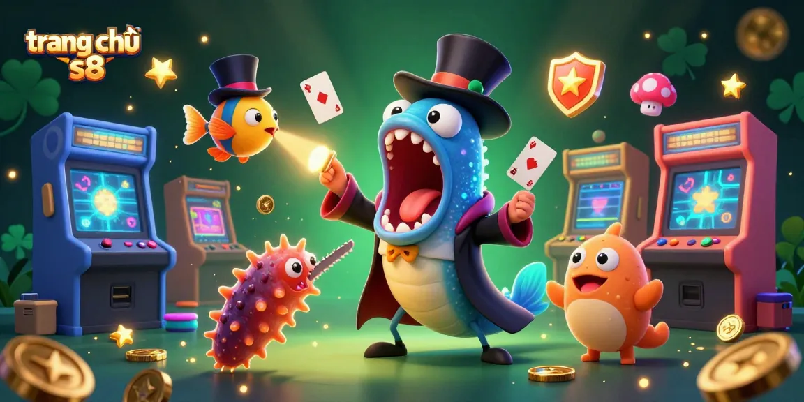 Engage with the vibrant trang chủ s8 scene, featuring magical sea creatures and casino excitement.