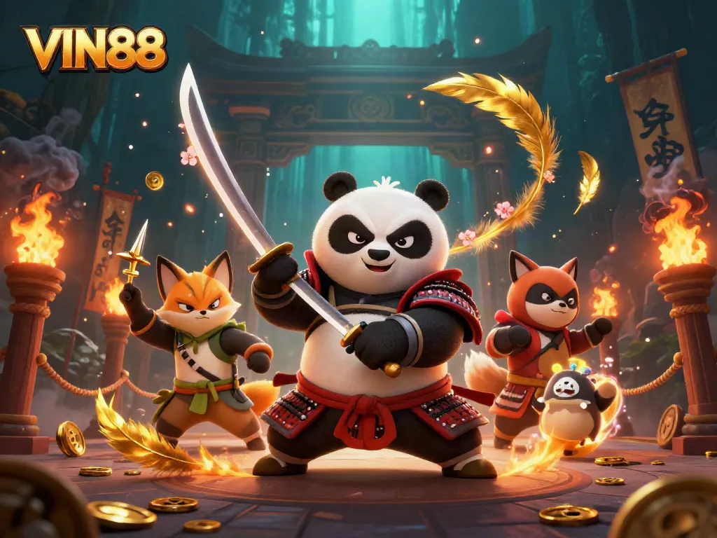 Experience thrilling gameplay at VIN88 with dynamic casino elements and engaging characters.
