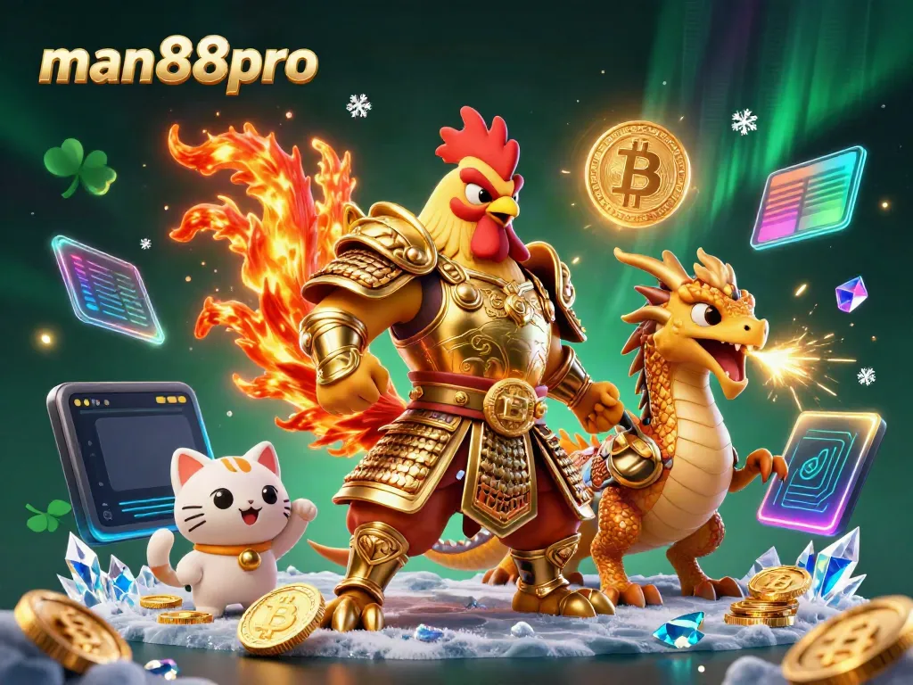 Engage with man88pro's thrilling online casino adventure featuring vibrant 3D characters and lively game elements.