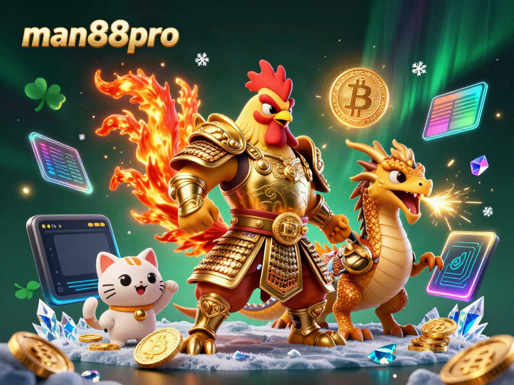 Engage with man88pro's thrilling online casino adventure featuring vibrant 3D characters and lively game elements.