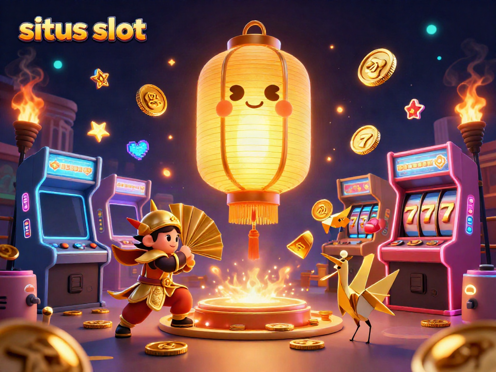 Spin and win on the situs slot with vibrant 3D characters and exciting game elements.