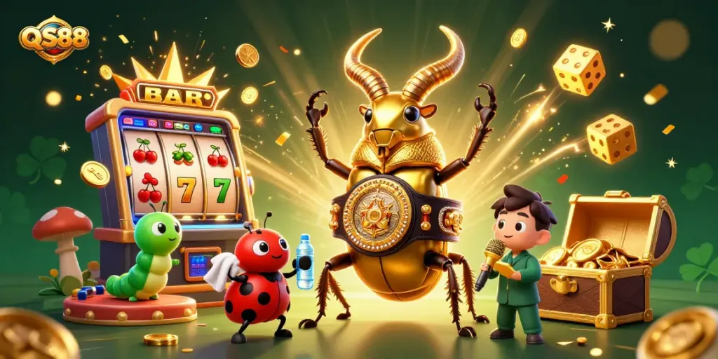 Engage with thrilling gameplay at QS88 featuring vibrant casino characters and jackpot excitement.