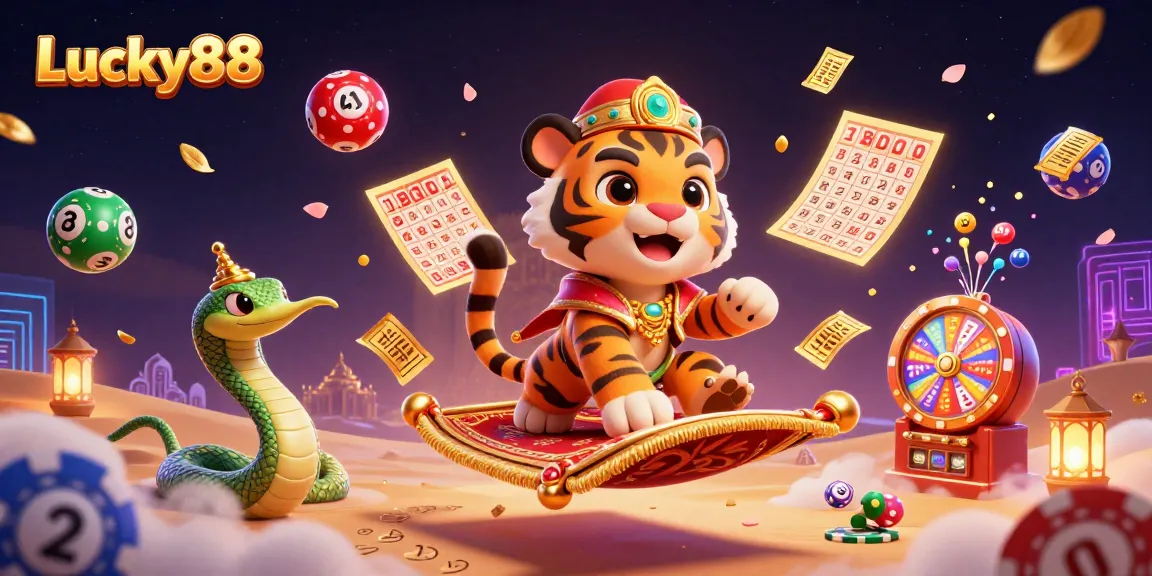 Experience the magic of Lucky88 with vibrant characters, dynamic games, and a mystical casino atmosphere.