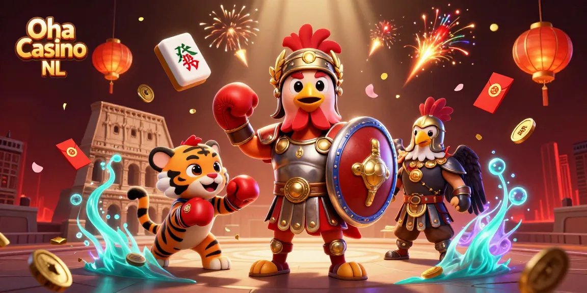 Speel een spannende ronde bij Oha Casino NL met kleurrijke symbolen en levendige karakters.