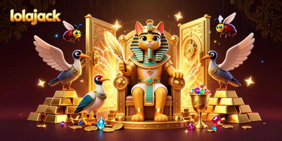 Experience the vibrant gameplay of lolajack in a rich 3D casino scene filled with treasures and excitement.
