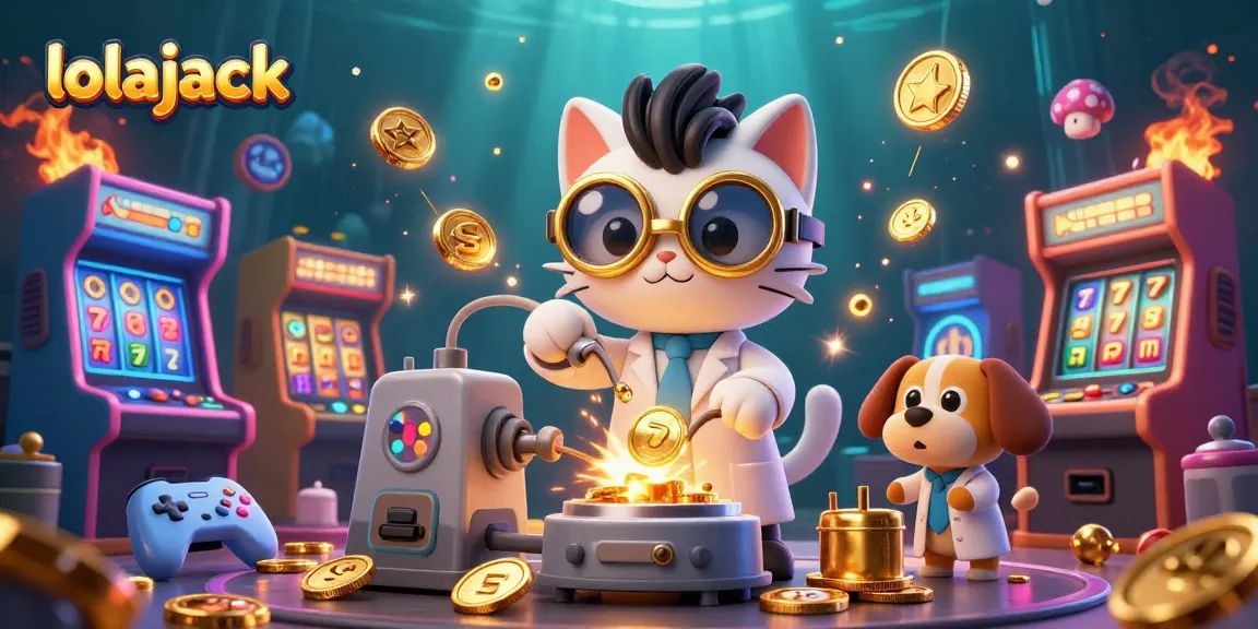 Experience thrilling gameplay at lolajack with vibrant 3D casino elements, slots, and immersive science fiction.