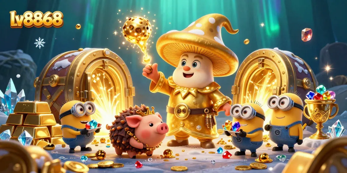 Join the excitement at lv8868 as players chase treasures in a golden casino adventure.