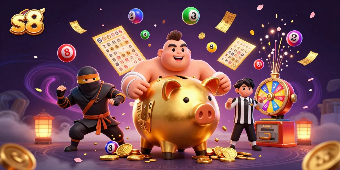 S8 engages players with immersive gambling experiences featuring vibrant lottery and gaming elements.