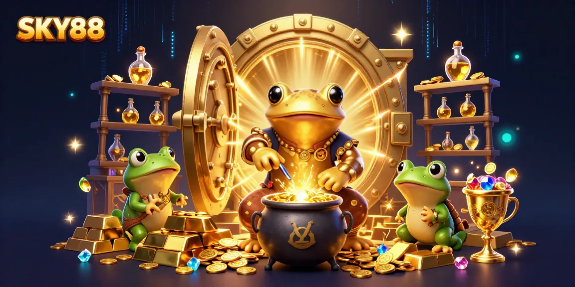 Experience thrilling wins and golden opportunities at SKY88's vibrant casino.