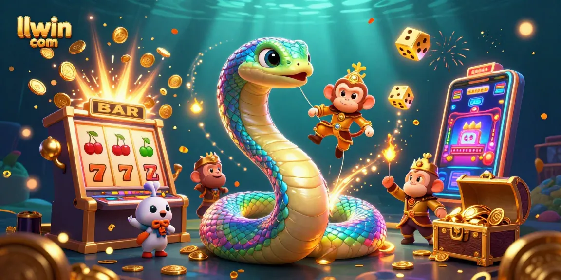 Experience exciting wins at llwin com with vibrant gaming elements featuring jackpots and lively characters.